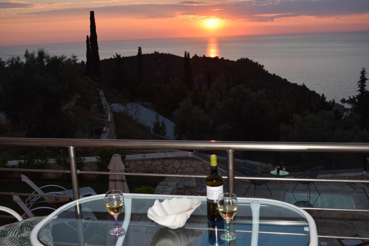 Villa Thetis With Private Pool Where The Sunsets Fade Away Áyios Nikítas Exterior foto