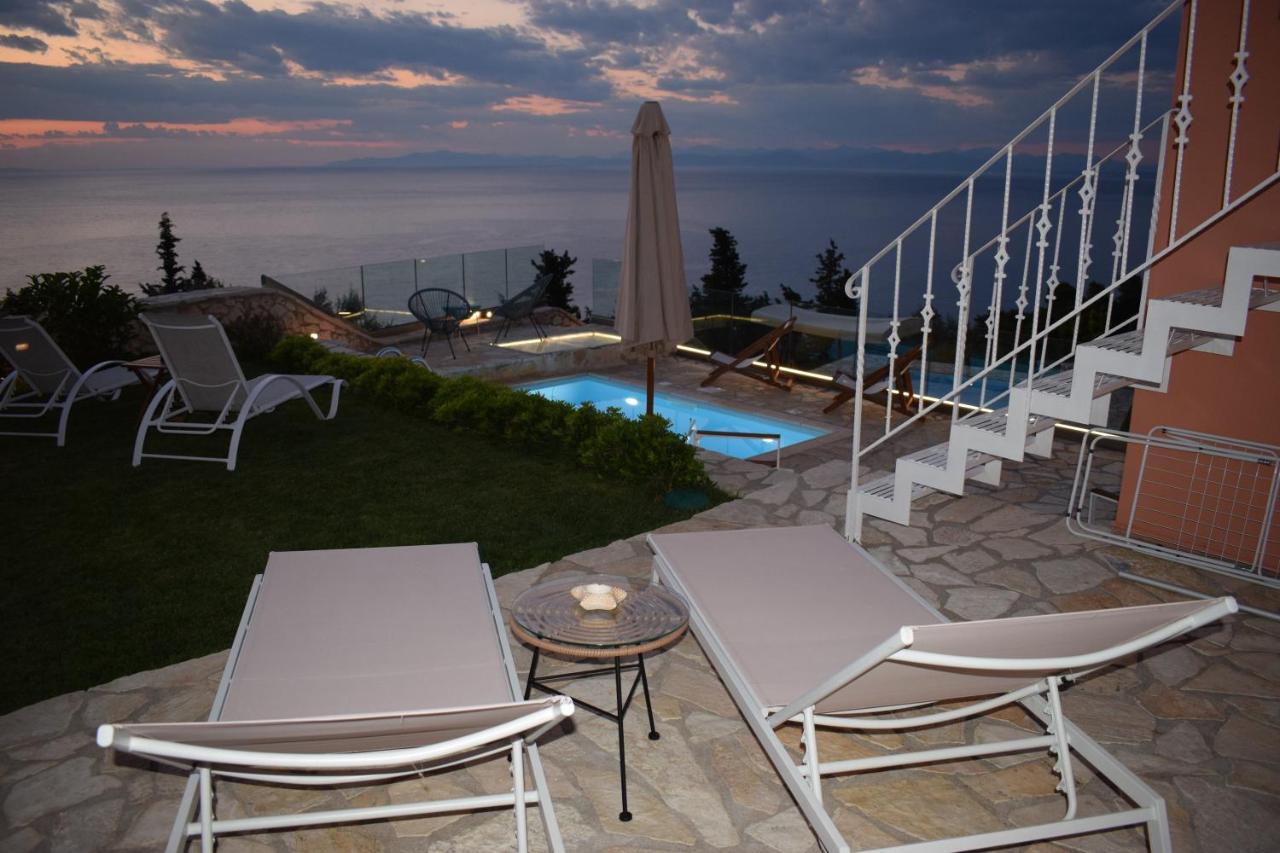 Villa Thetis With Private Pool Where The Sunsets Fade Away Áyios Nikítas Exterior foto